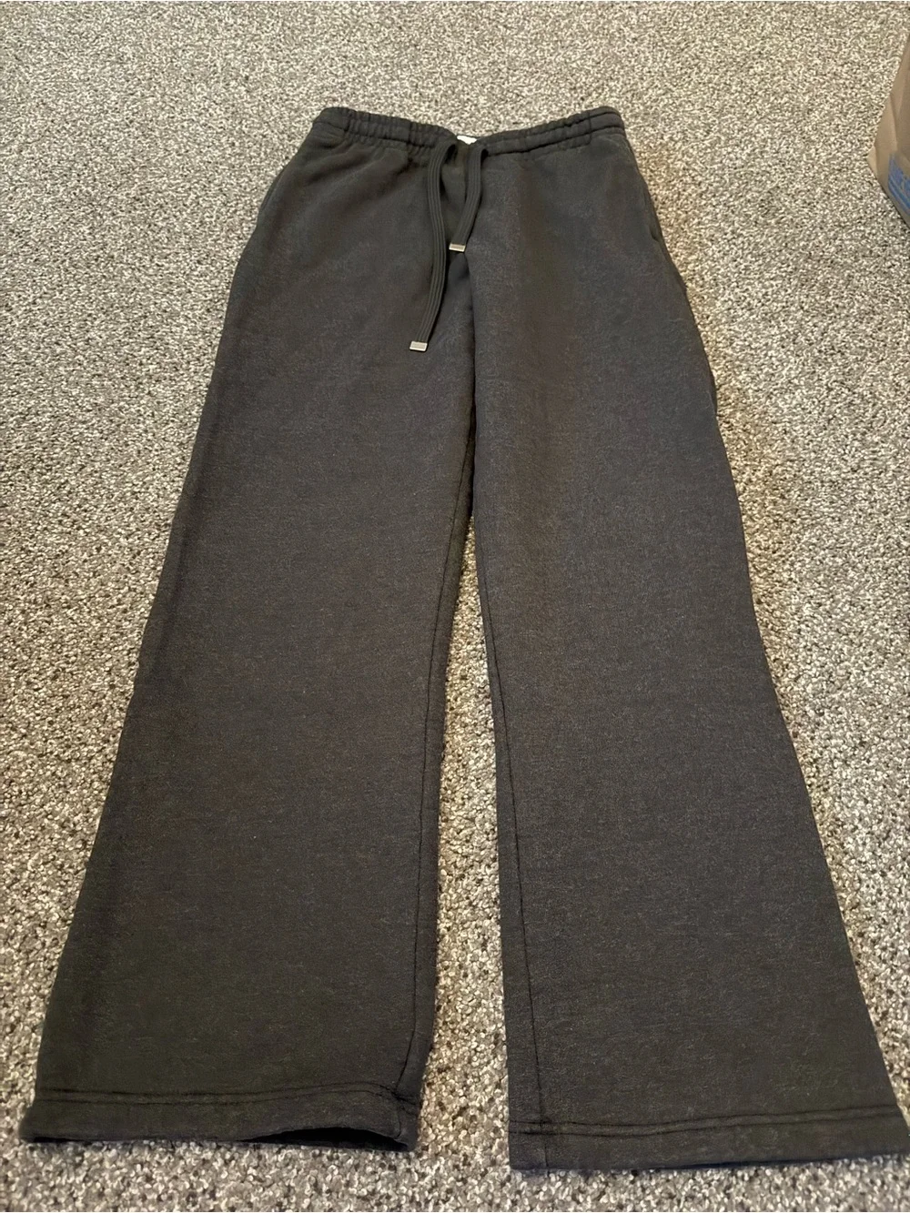 TALENTLESS Black Wide-Leg Drawstring Track Pants